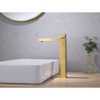 Смеситель Abber Daheim AF8211G, для раковины, золото матовое