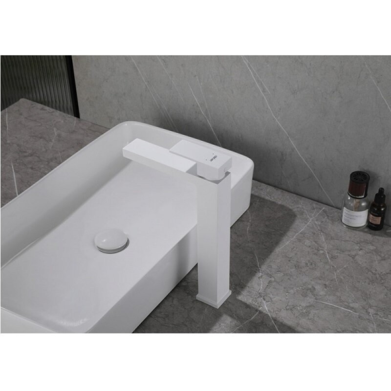 Смеситель Abber Daheim AF8211W, для раковины, белый матовый