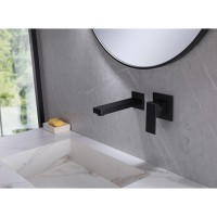 Смеситель Abber Daheim AF8212B, для раковины, черный матовый