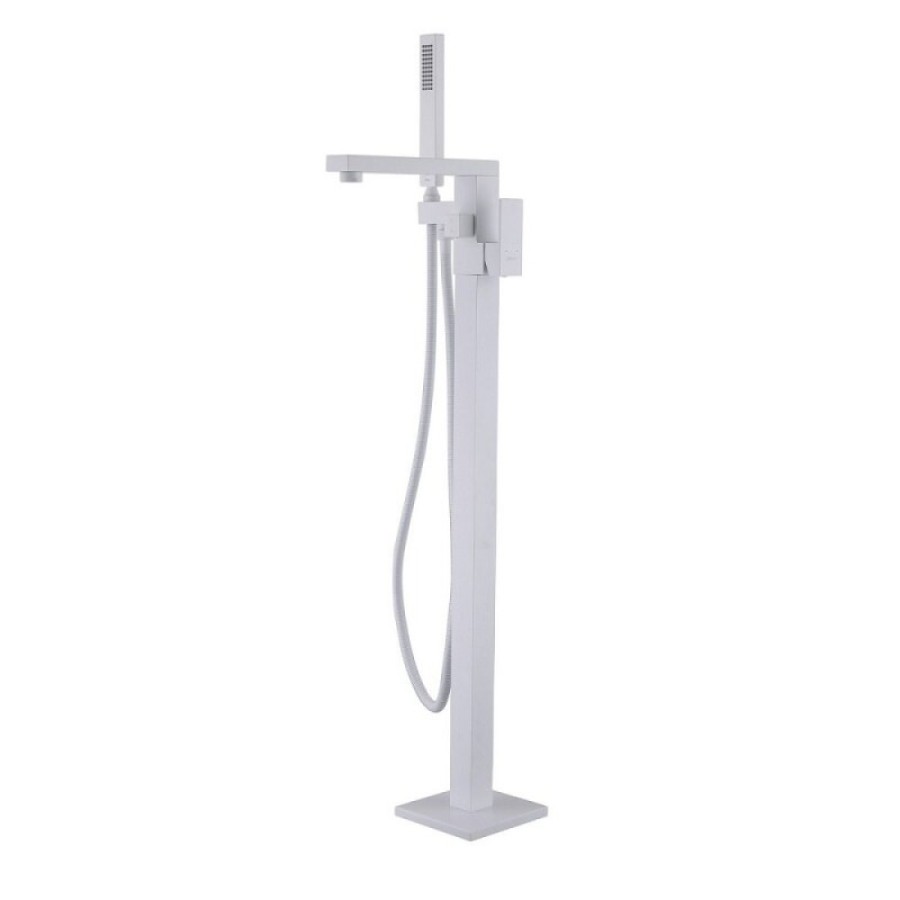 Смеситель Abber Daheim AF8215W, напольный, белый матовый