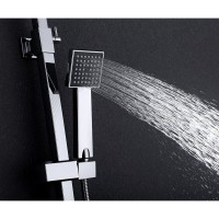Душевая система Abber Daheim AF8216, излив, верхний душ, душевая лейка, хром