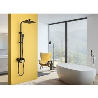 Душевая система Abber Daheim AF8216BL, черный матовый