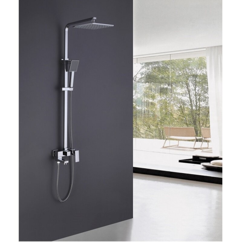Душевая система Abber Daheim AF8216L, хром