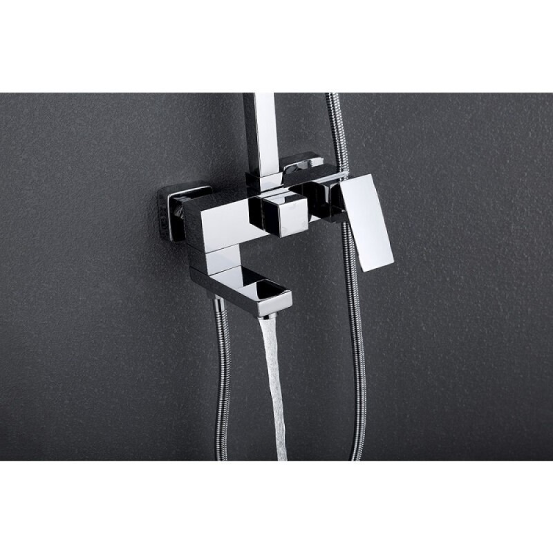 Душевая система Abber Daheim AF8216L, хром