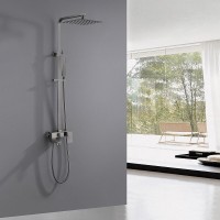 Душевая система Abber Daheim AF8216NGL, PVD покрытие, никель