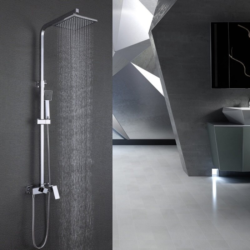 Душевая система Abber Daheim AF8220L, хром