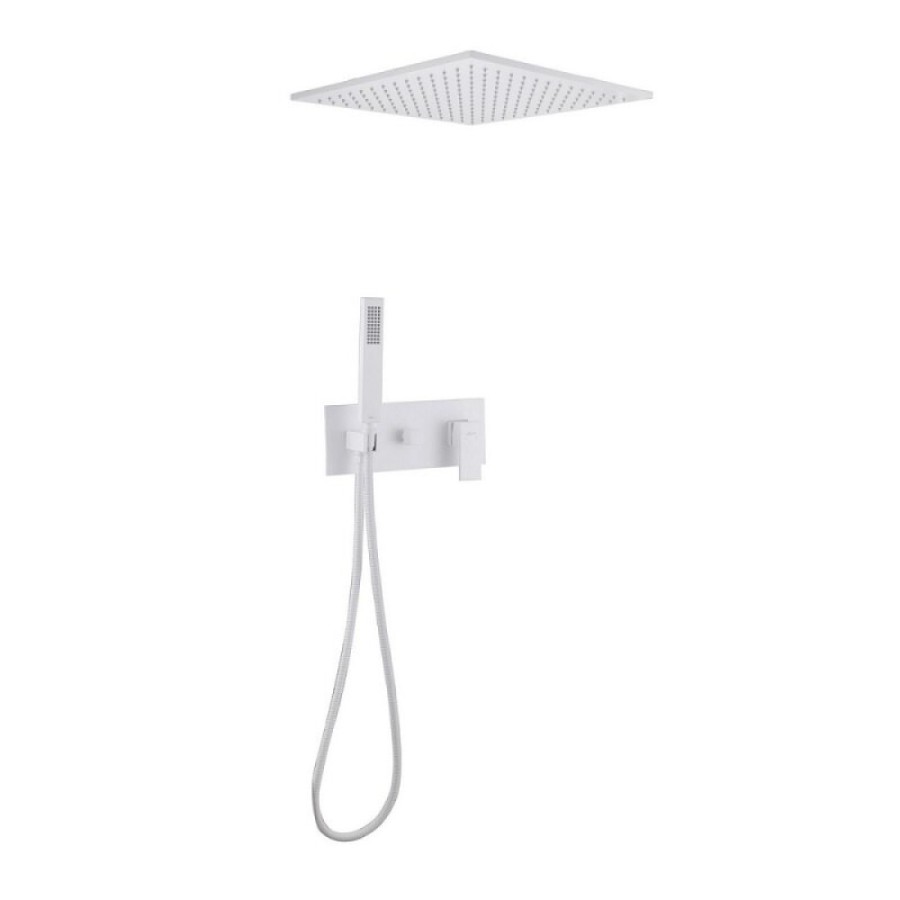 Душевая система Abber Daheim AF8221W, цвет белый матовый