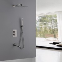 Душевая система Abber Daheim AF8250NG, термостатическая, цвет никель