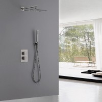 Душевая система Abber Daheim AF8251NG, термостатическая, никель