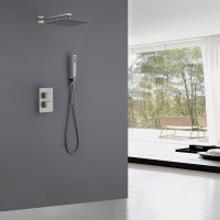 Душевая система Abber Daheim AF8251SP, термостатическая, PVD покрытие, сатин