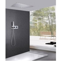 Душевая система Abber Daheim AF8255, термостатическая, на 2 потребителя, цвет хром