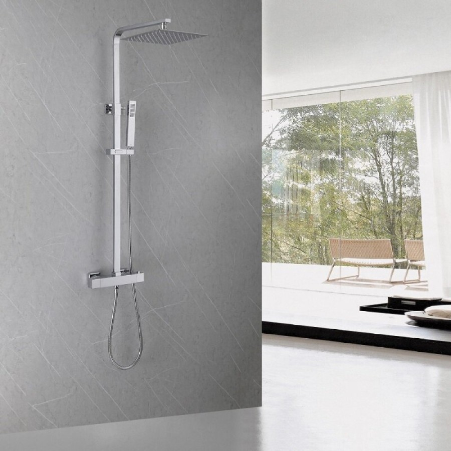 Душевая система Abber Daheim AF8260L, термостатическая, цвет хром