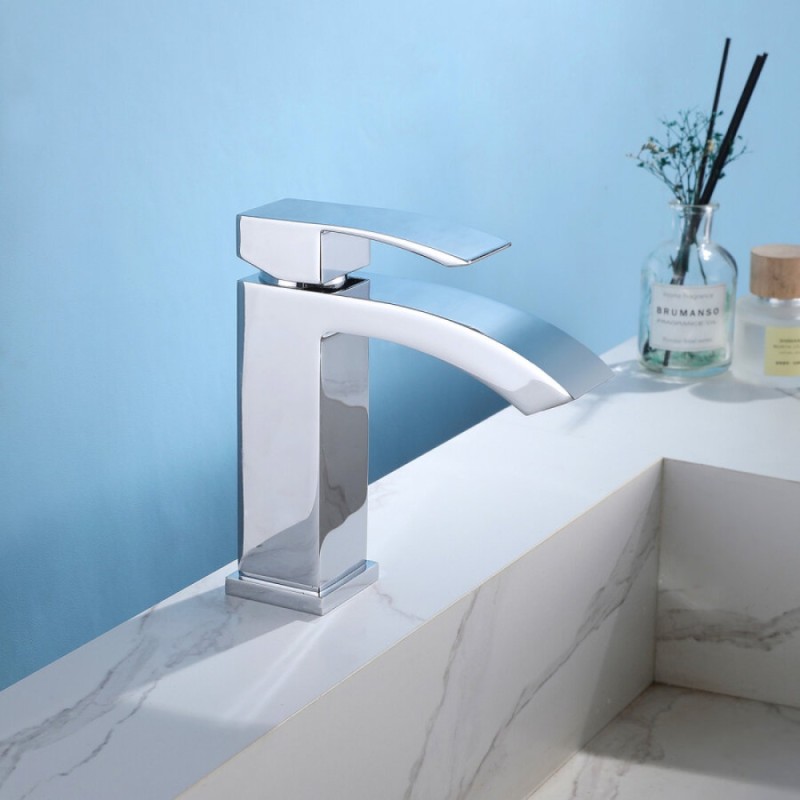 Смеситель Abber Wasserfall AF8610 для раковины, хром
