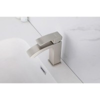 Смеситель Abber Wasserfall AF8610SP для раковины, PVD покрытие, сатин