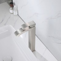 Смеситель для раковины Abber Wasserfall AF8611SP, PVD покрытие, сатин