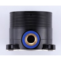 Смеситель Abber Wasserfall AF8615B для ванны, черный матовый