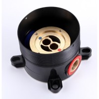 Смеситель Abber Wasserfall AF8615B для ванны, черный матовый
