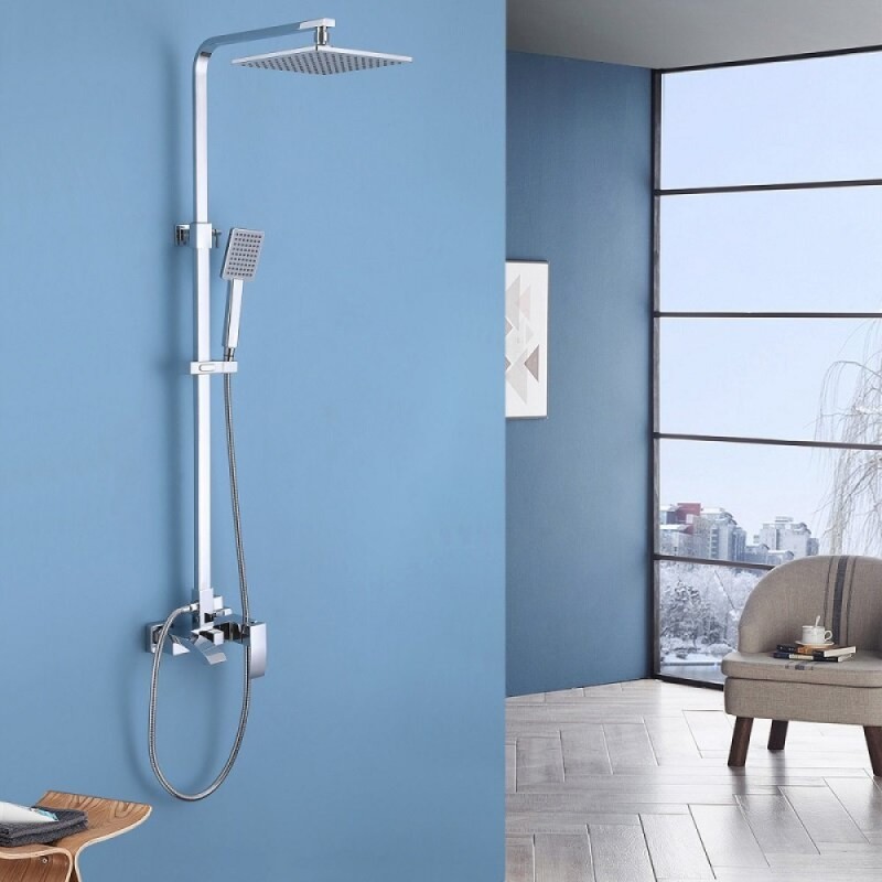 Душевая система Abber Wasserfall AF8616L, хром