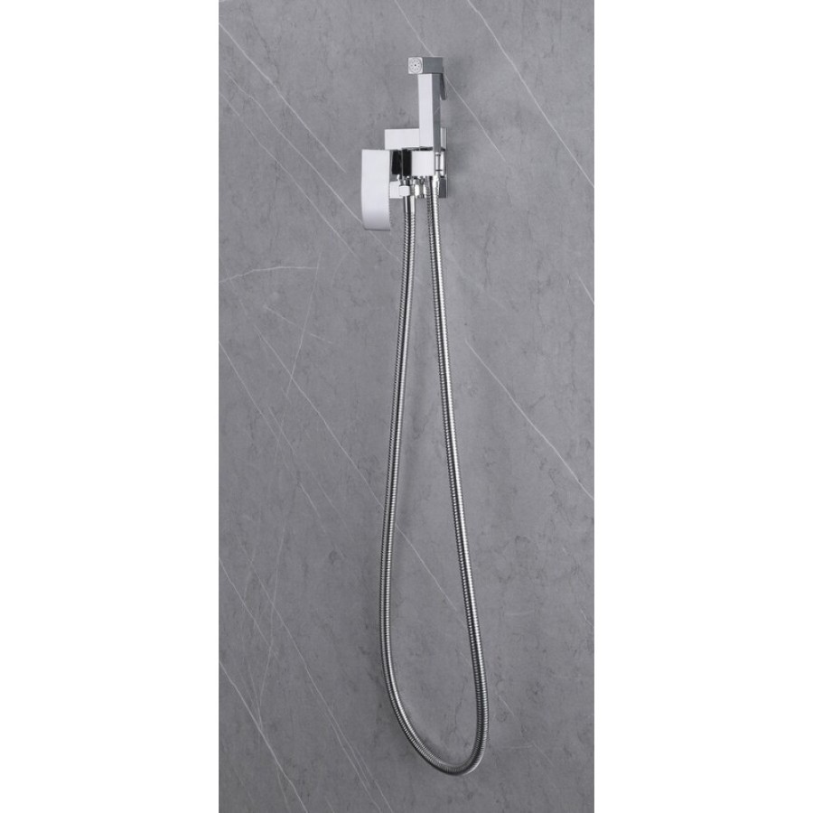 Гигиенический душ Abber Wasserfall, AF8625, со смесителем, хром