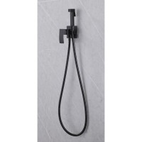 Гигиенический душ Abber Wasserfall, AF8625B, со смесителем, черный матовый