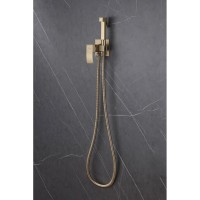 Гигиенический душ Abber Wasserfall AF8625G со смесителем, золото матовое