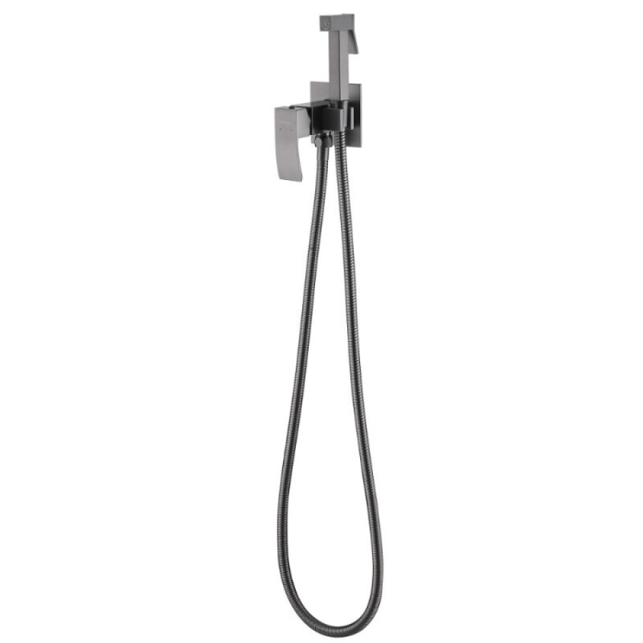 Гигиенический душ Abber Wasserfall AF8625NG, со смесителем, цвет никель