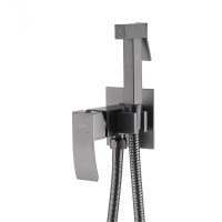 Гигиенический душ Abber Wasserfall AF8625NG, со смесителем, цвет никель
