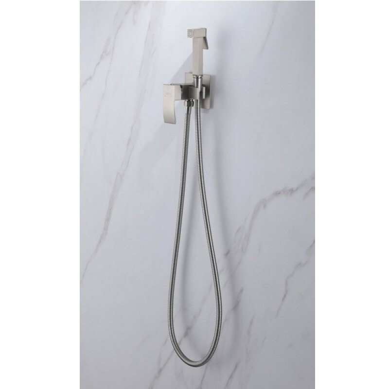 Гигиенический душ Abber Wasserfall AF8625SP, со смесителем, PVD покрытие, сатин
