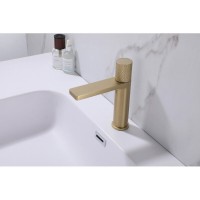 Смеситель Abber Rund AF8710G, для раковины, цвет золото матовое