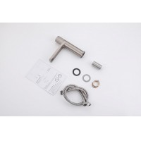Смеситель для раковины Abber Rund AF8710SP, PVD покрытие, цвет сатин