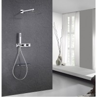 Душевая система Abber Rund AF8750, термостатическая, на 3 потребителя, цвет хром