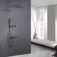 Душевая система Abber Rund AF8750NG, термостатическая, на 3 потребителя, цвет никель