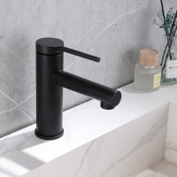 Смеситель Abber Emotion AF8810B для раковины, черный матовый