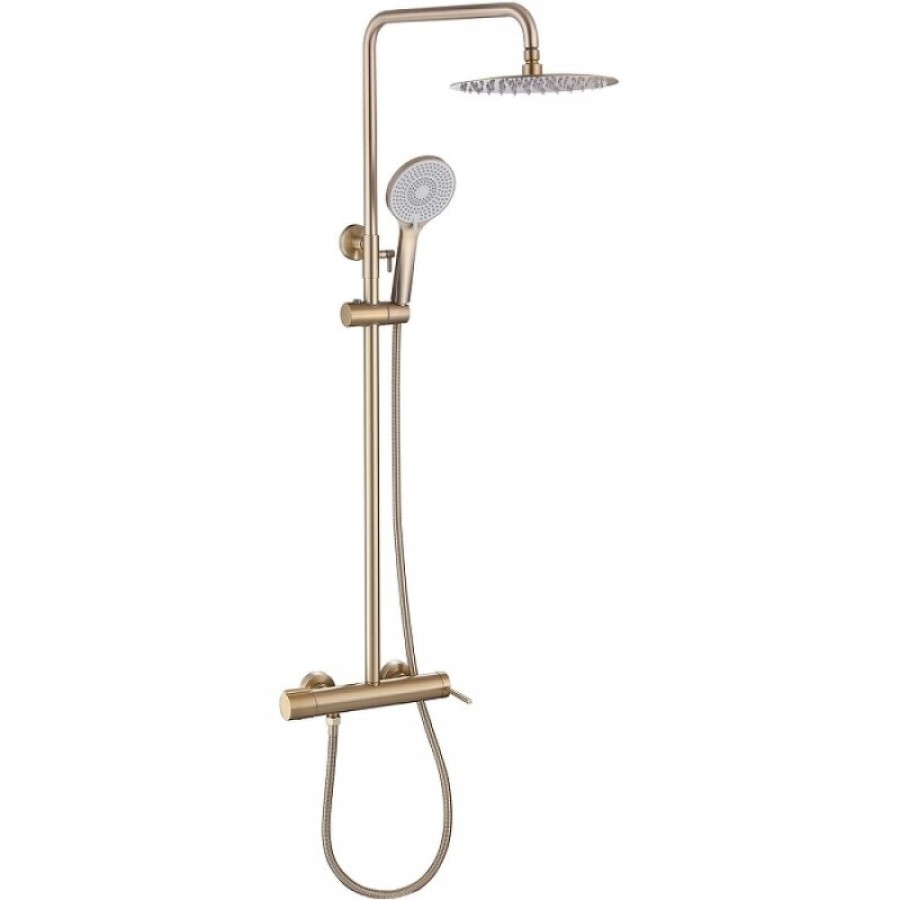 Душевая система Abber Emotion AF8816G, цвет золото матовое