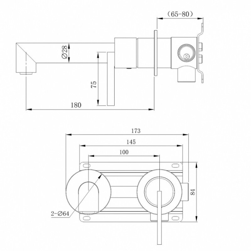 Смеситель для раковины Abber Perfekte 316 AF8A12BST, сталь брашированная