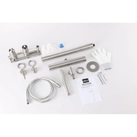 Душевая система Abber Perfekte 316 AF8A18BST, цвет сталь брашированная