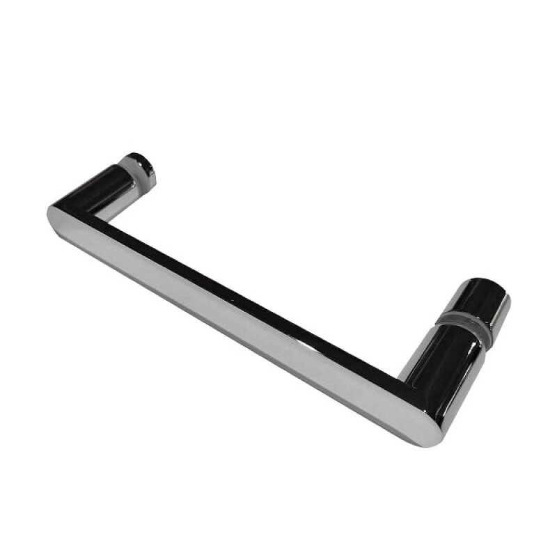 Душевой уголок Abber Sonnenstrand, 130 х 75 см, стекло прозрачное, профиль хром, AG04130S-S75