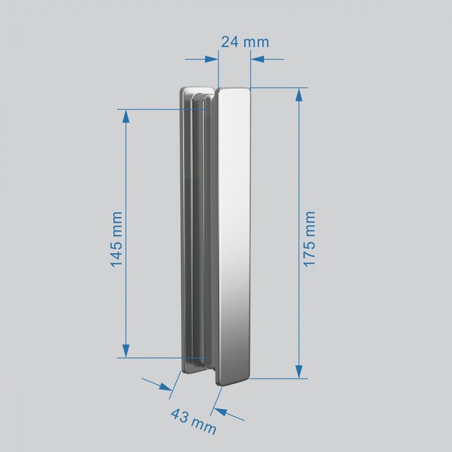 Душевая стенка Abber Komfort со свободным входом, 120 см, стекло прозрачное, профиль хром, AG09120