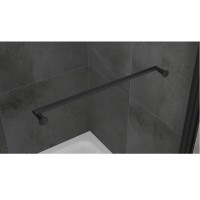 Душевой уголок Abber Schwarzer Diamant AG0A090B, 90 х 90 см, стекло прозрачное, профиль черный