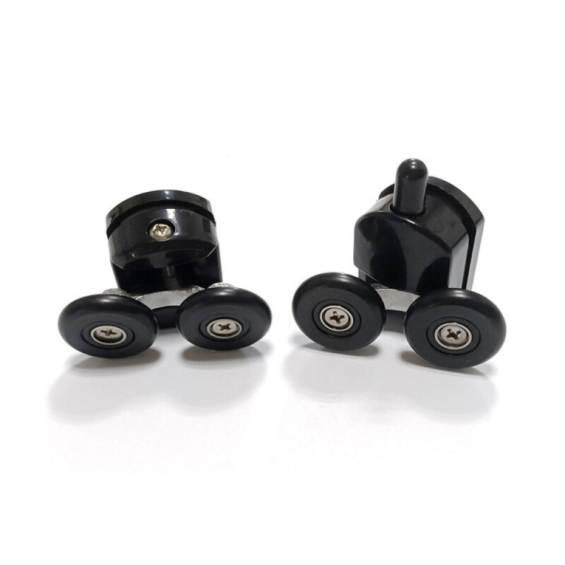 Душевой уголок Abber Schwarzer Diamant AG30180BH-S50B, 180 х 50 см, стекло прозрачное, профиль черный