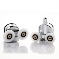 Душевая дверь Abber Schwarzer Diamant AG33180H, 180 х 195 см, стекло прозрачное, профиль хром