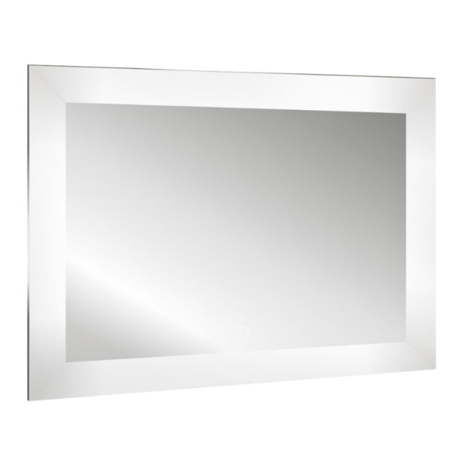 Зеркало Abber See AG6107S-0.8, 80 см, с подсветкой, сенсорный выключатель, цвет белый