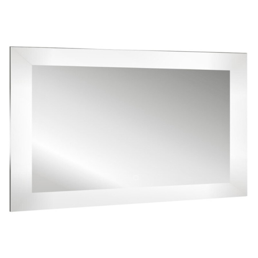Зеркало Abber See AG6107SXL-1.2, 120 см, с подсветкой, сенсорный выключатель, цвет белый