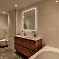Зеркало Abber See AG6108S-0.6, 60 см, с подсветкой, сенсорный выключатель, цвет белый