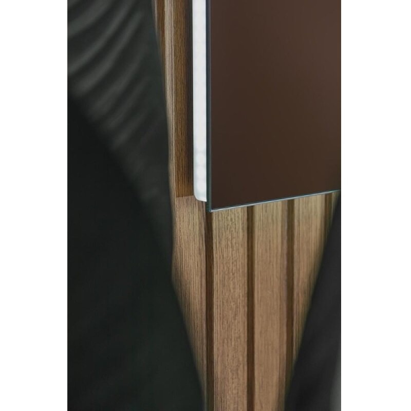 Зеркало Abber Teil AG6504SR, 69 см, с подсветкой, с бесконтактным выключателем и диммером, цвет белый