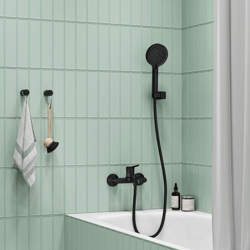 Держатель для лейки Iddis Agua AGUBP00i53, черный матовый