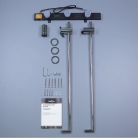Полотенцесушитель электрический Abber Charme AH4002, ширина 34.5 см, высота 80 см, хром