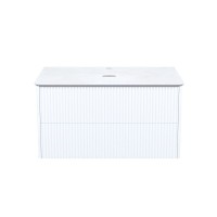 Тумба под раковину Iddis Aiger AIG80W0i95K, 80 см, подвесная, белый