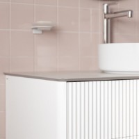 Тумба под раковину Iddis Aiger AIG80W0i95K, 80 см, подвесная, белый