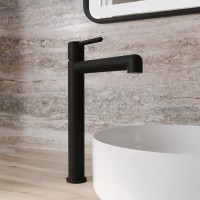 Смеситель для раковины Iddis Aiger AIGBL01i01, черный матовый